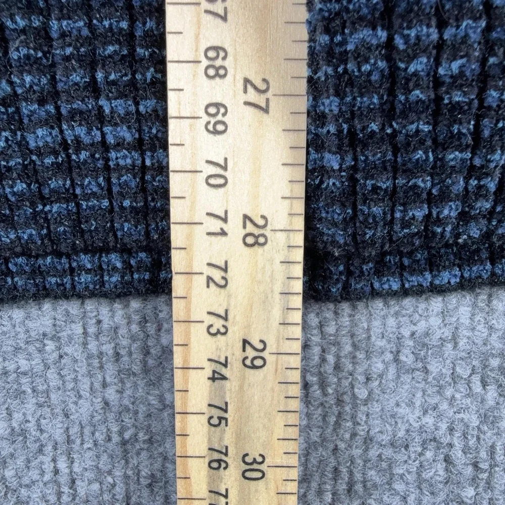 VTG Protege Collection Sweater Mens 2XL Blue Geometric Knit Crewneck USA